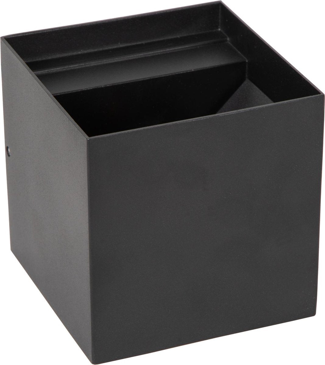 Lucide BOXX - Wandlamp Binnen/Buiten - LED Dimb. - 2x3W 2700K - IP54 - Zwart