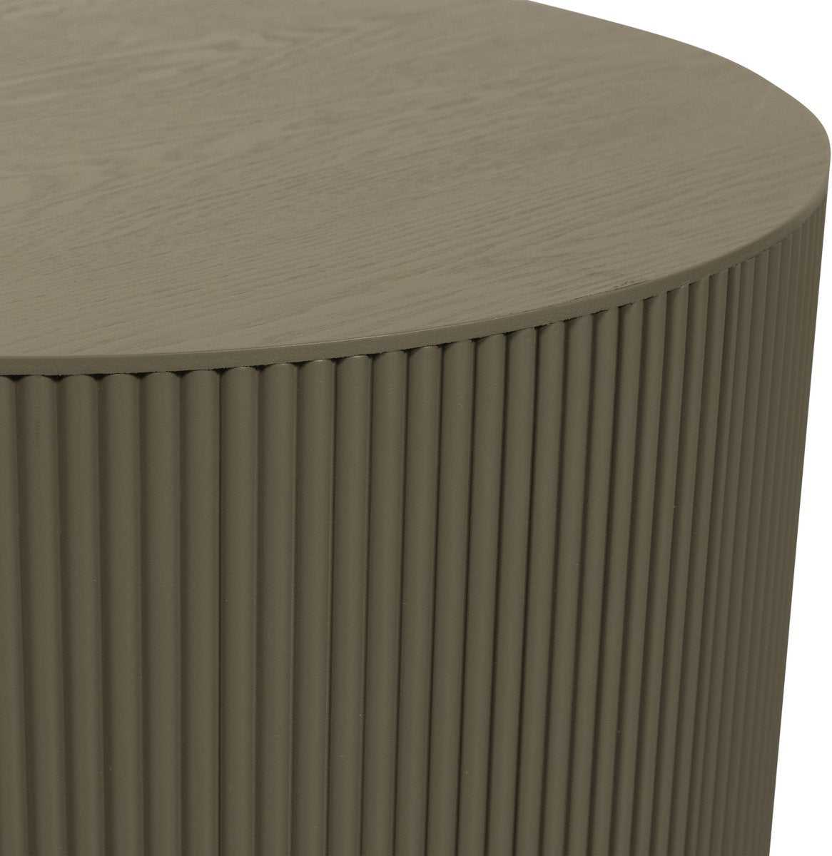 WOOOD Sanne Bijzettafel - MDF - Militair Groen - 40x60x60