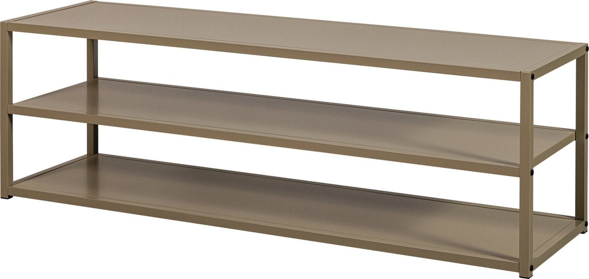 WOOOD Teun TV meubel - Metaal - Clay/Bruin - 40x120x35 cm