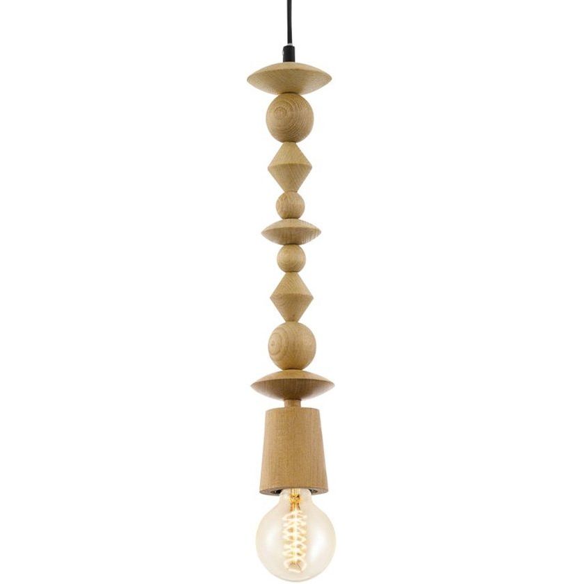 EGLO Vintage Avoltri - Hanglamp - 1 Lichts - Eiken Tweede kans