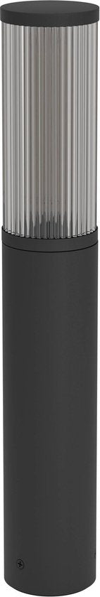 EGLO Salle Sokkellamp - Staande lamp Buiten - E27 - 46.5 cm - Smoke - Zwart Tweede kans