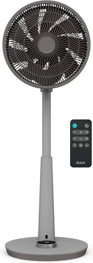 Duux Whisper 2 Statiefventilator - Zuinige Ventilator met 26 snelheden, Timer en Nachtmodus - In hoogte verstelbaar (73-95cm)