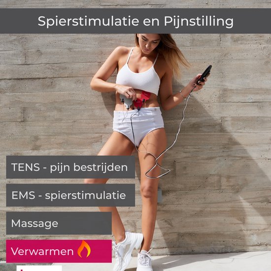 Beurer EM 59 Heat TENS/EMS/massage/verwarming apparaat - 4 in 1 - 4 Elektroden/gelpads - 2 Warmtestanden - Afteltimer Tweede kans