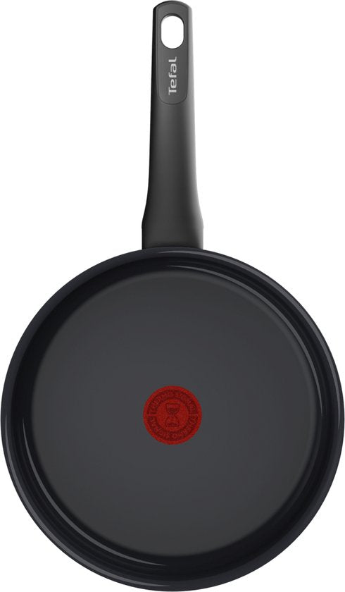Tefal Revive Black - Hapjespan - Ø24 cm - Met Deksel - Keramisch - PFAS-vrij - Zonder verpakking