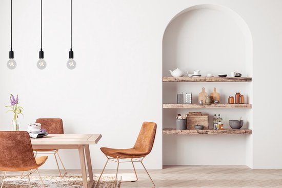 Lucide FIX - Hanglamp - 3xE27 - Zwart Tweede kans