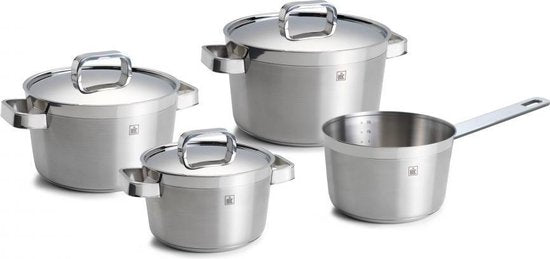 BK Conical Profi pannenset 4-delig - Pannenset inductie - Geschikt voor alle warmtebronnen