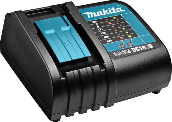 Makita DC 18 SD acculader 7,2 V - 18 V voor Li-Ion accu ( 194533-6 ) ZONDER VERPAKKING!