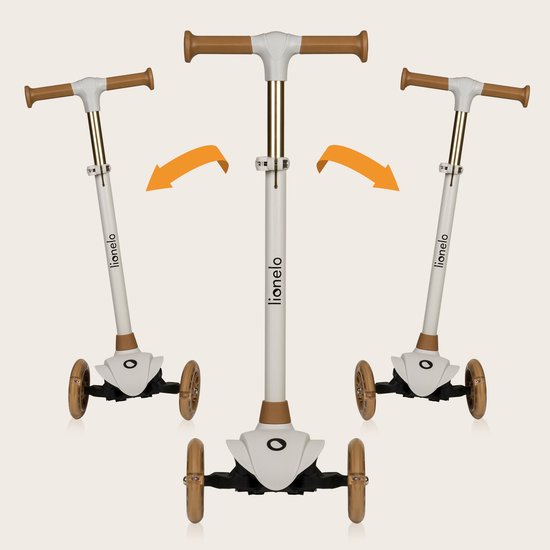 Lionelo Jessy Kinderstep - 3 wielen Step - Speelgoed voor kinderen van 3+ - tot 50kg - LED verlichting in de wielen