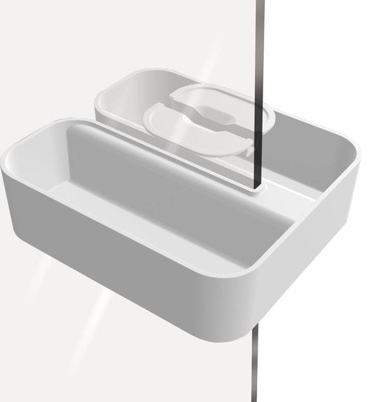 Tiger 2-Store - Douchemand voor douchewand - Zonder boren - Wit Tweede kans