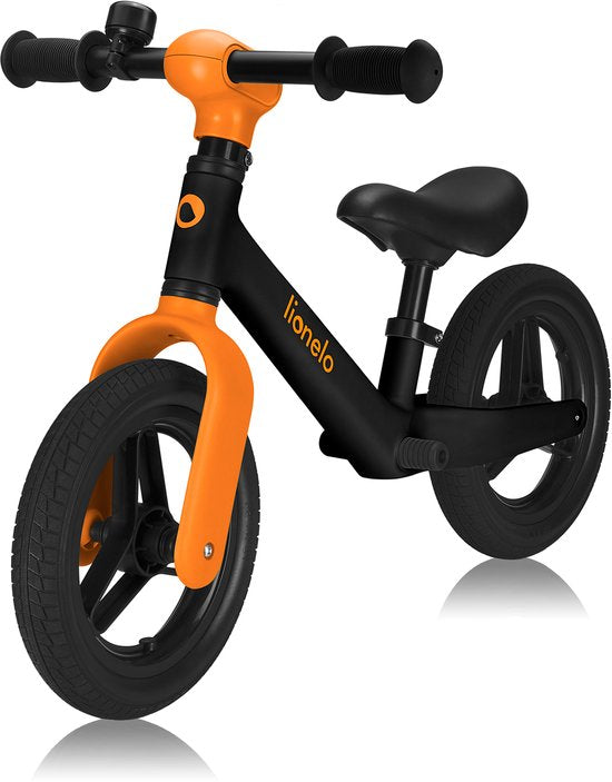 Lionelo Toni Loopfiets – Vanaf 18 mnd – Tot 30 kg – Lichtgewicht 2,3 kg – Verstelbaar Zadel & Stuur – PU Wielen