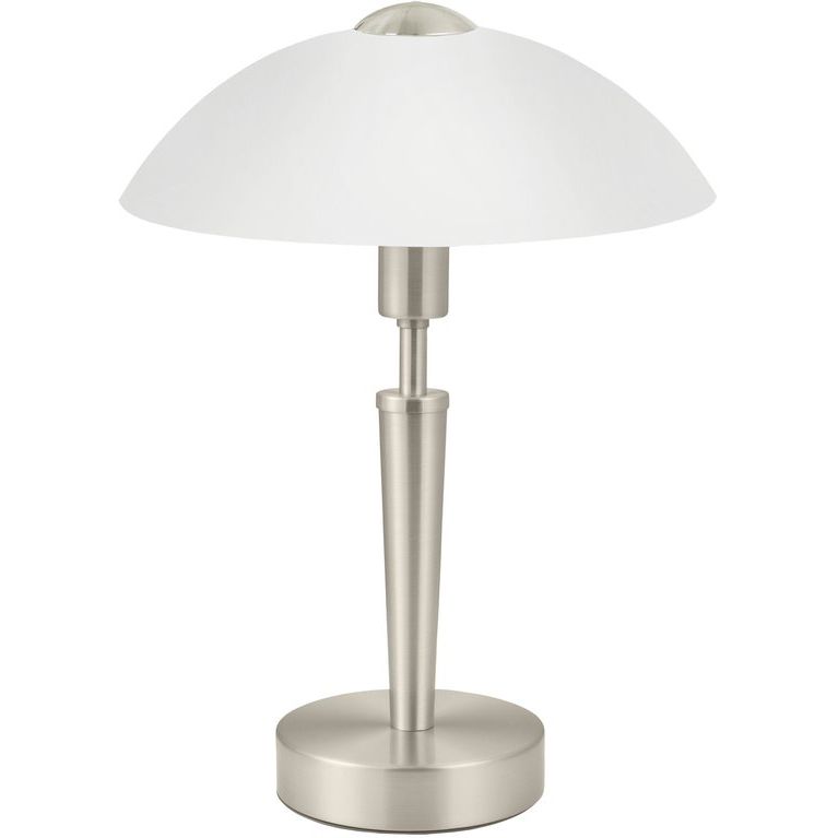 EGLO Solo 1 Tafellamp - E14 - 26 cm - Grijs/Wit - Dimbaar Tweede kans