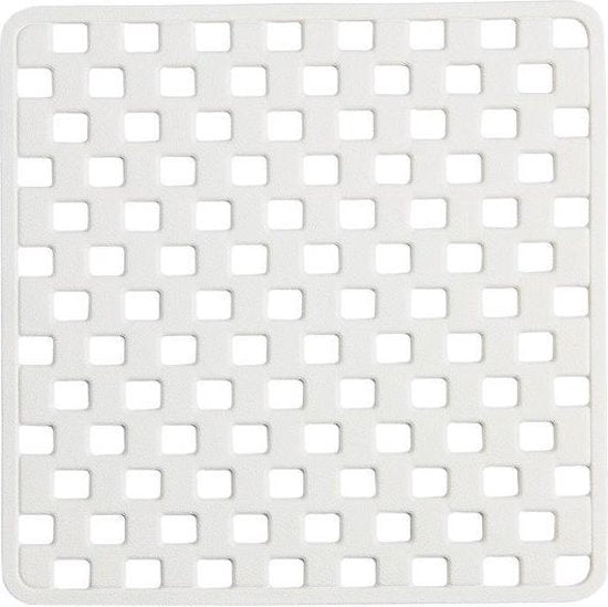 Sealskin Doby - Antislipmat 50x50 cm - Rubber - Wit Tweede kans