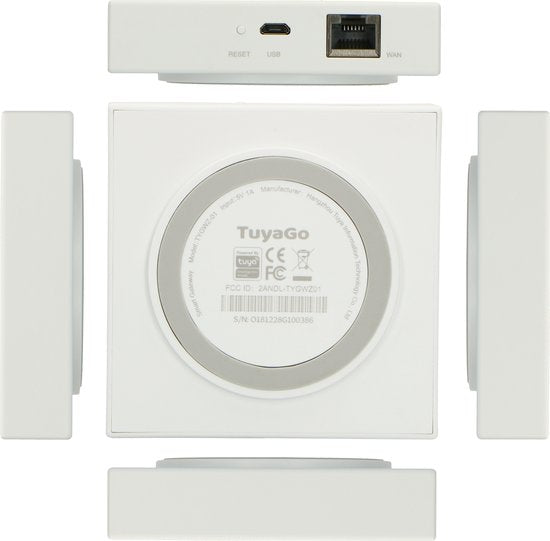 Alecto SMART-BRIDGE10 Koppeling punt - Smart Zigbee gateway voor Zigbee sensoren - Tot 30 Zigbee sensoren Tweede kans