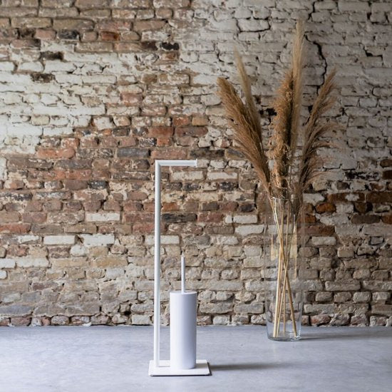 Sealskin Tube - Toiletbutler - Toiletborstel met houder siliconen - vrijstaand - Wit tweede kans