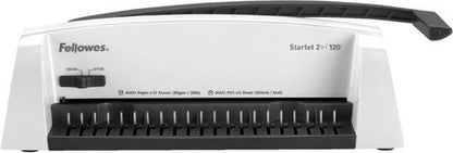 Fellowes Inbindmachine Starlet 2+ - Plastic Bindruggen - 120 vel - Wit Tweede kans