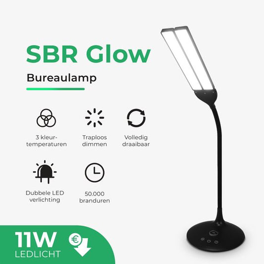 Glow Daglicht Bureaulamp 3000/4500/6500K 220-240V (01-24) Tweede kans