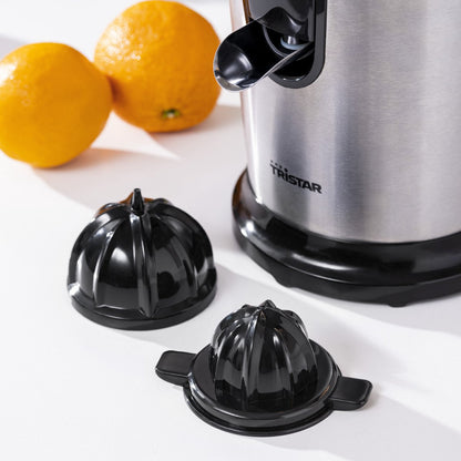 Tristar Citruspers Elektrisch - CP-3002 - 85W - Incl. 2 perskegels, pulpfilter, druppelstop - RVS