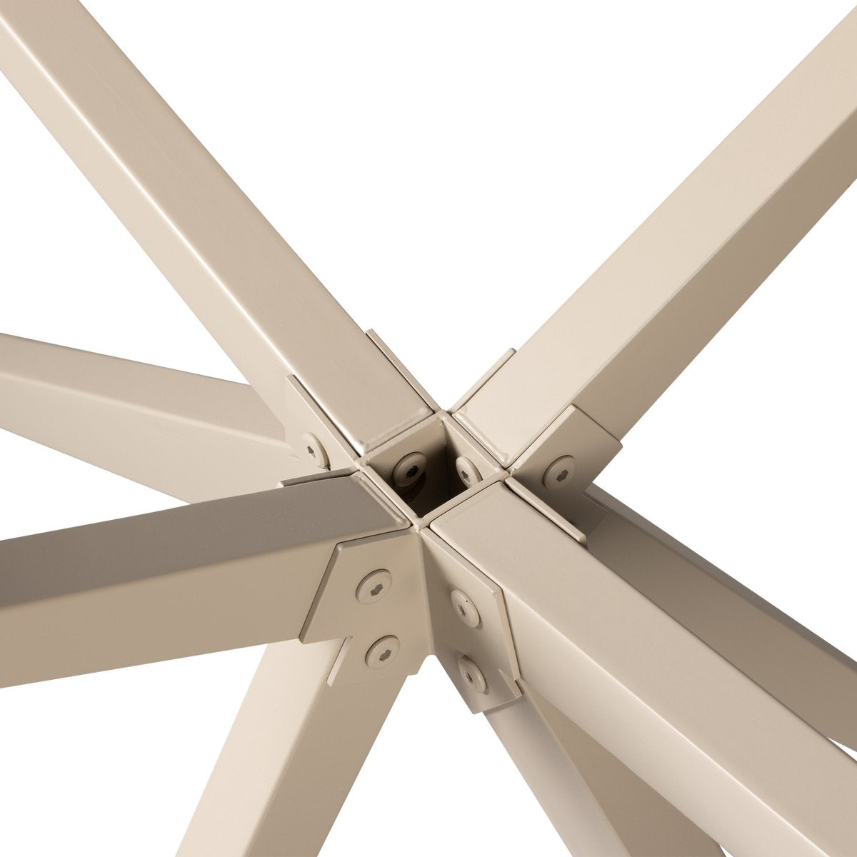 WOOOD Holland Kruispoot Xl - Metaal - Dakargrau - 72x170x80