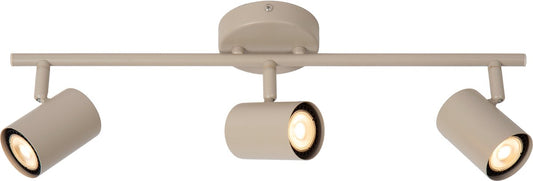 Lucide JOA - Plafondspot (Plafondlamp) - 3xGU10 - Taupe