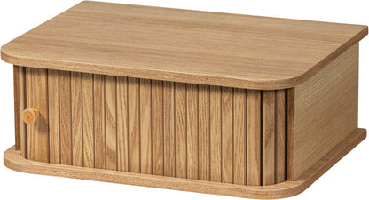 WOOOD Jena Nachtkastje Hangend - Links/Rechts - Naturel - Hout