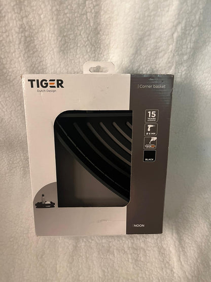 Tiger Noon - Doucherek - Douchemand hoek 22 cm - Zwart Tweede kans