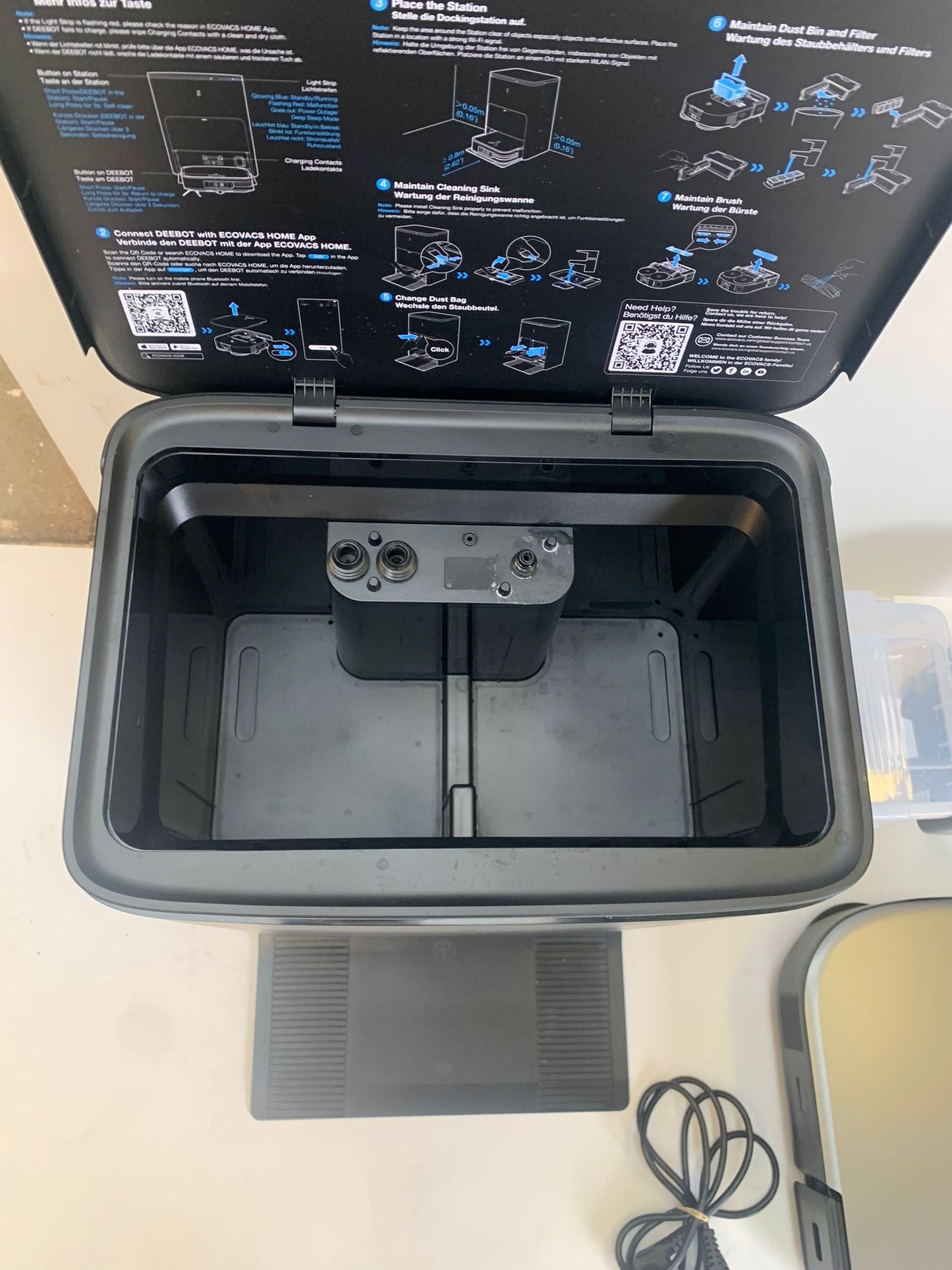 Ecovacs Deebot X2 OMNI - Robotstofzuiger - Automatisch leegstation - Actief dweilsysteem refurbished