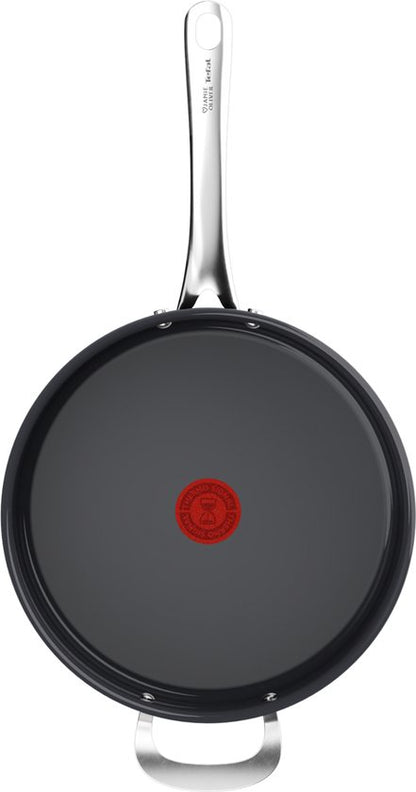 Tefal Jamie Oliver Prima Hapjespan - Ø26 cm - Keramisch - Geschikt voor alle warmtebronnen - Inclusief glazen deksel Tweede kans
