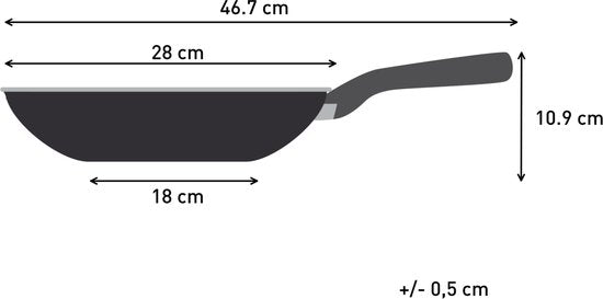 Tefal Cook & Change - Wokpan - Ø28 cm - PFAS-vrij - Keramisch - Geschikt voor Inductie - Ruime Capaciteit Tweede kans