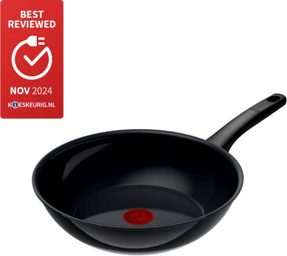 Tefal Revive Black - Wokpan - Ø28 cm - Keramisch - PFAS-vrij - Geschikt voor Inductie Tweede kans