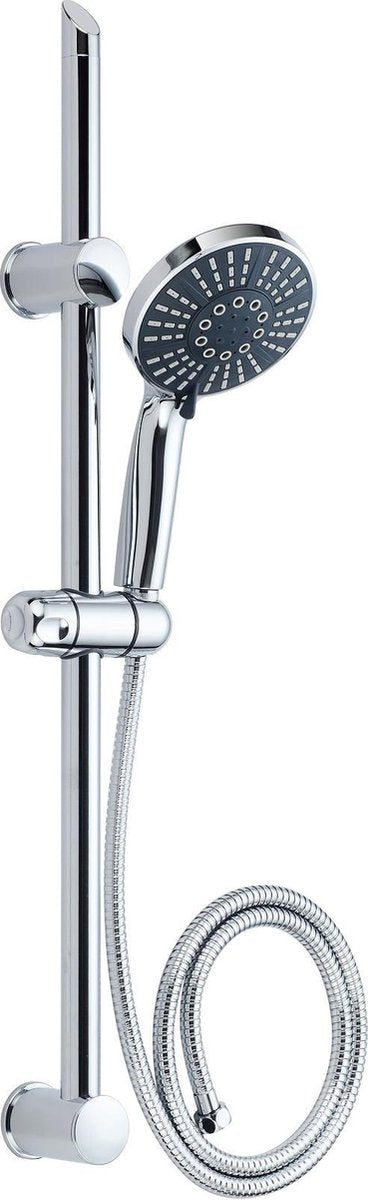SCHÜTTE Adria Doucheset met Handdouche - Ø 12,5 cm - 5 Standen - 70 cm Glijstang - 150 cm Slang - Chroom Tweede kans