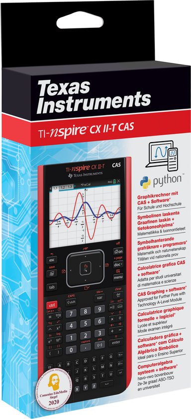 Texas Instruments TI-Nspire™ CX II-T CAS - Grafische Rekenmachine Zonder oplader!