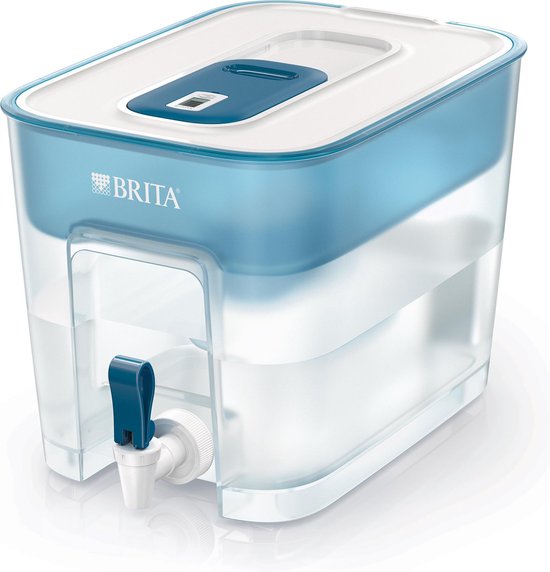 BRITA - Waterfilterkan Flow Cool - Blauw - 8,2L Tweede kans