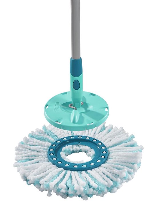 Leifheit Clean Twist Disc Mop Ergo - compleet dweilsysteem met wieltjes - 6 liter Tweede kans