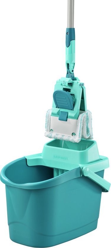 Leifheit Power Clean vloerwisser M - compleet systeem - incl. steel (140cm) - 33 cm wisbreedte - micro duo tweede kans