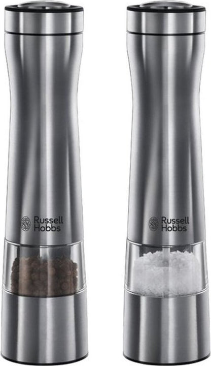 Russell Hobbs Peper- & Zoutmolen Set Elektrisch - 23 cm - RVS Tweede kans