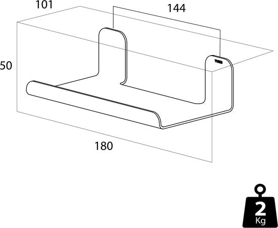 Tiger Colar - Planchet 18 cm - Zonder te boren - RVS gepolijst Tweede kans