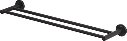 Tiger Urban - Handdoekrek dubbel 60 cm - Zonder boren - Boren of lijmen - Zwart Tweede kans