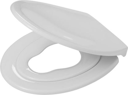 Tiger Tulsa - WC bril U-vorm - Toiletbril met deksel - Soft close - Easy Clean functie - Thermoplast Wit Tweede kans