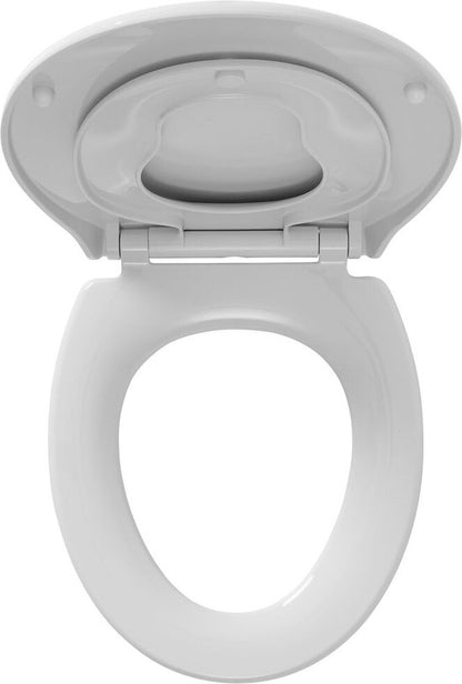 Tiger Tulsa - WC bril U-vorm - Toiletbril met deksel - Soft close - Easy Clean functie - Thermoplast Wit Tweede kans