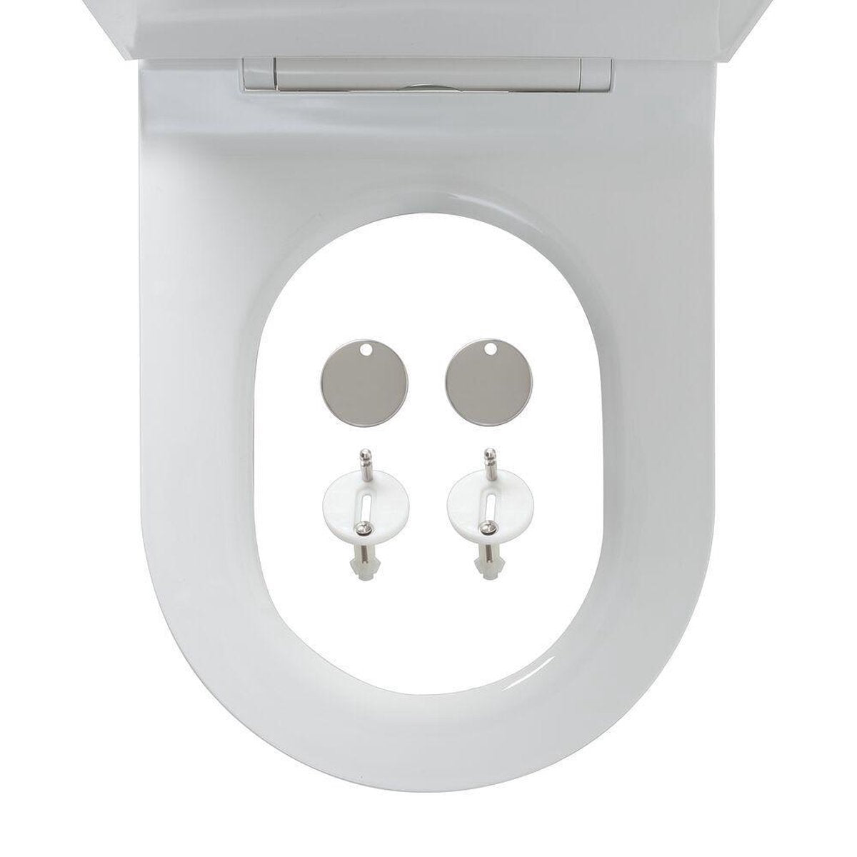 Tiger Veiros - WC bril D-vorm - Toiletbril met deksel - Soft close - Easy Clean functie - Thermoplast - Wit Tweede kans