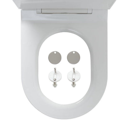 Tiger Veiros - WC bril D-vorm - Toiletbril met deksel - Soft close - Easy Clean functie - Thermoplast - Wit Tweede kans