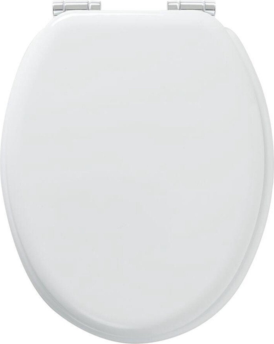 Tiger Reno - WC bril - Toiletbril met deksel - Soft Close - MDF - Wit Tweede kans