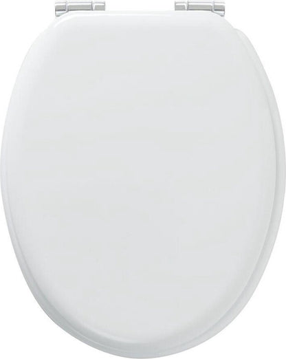Tiger Reno - WC bril - Toiletbril met deksel - Soft Close - MDF - Wit Tweede kans