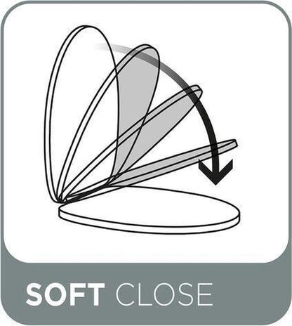 Tiger Reno - WC bril - Toiletbril met deksel - Soft Close - MDF - Wit Tweede kans