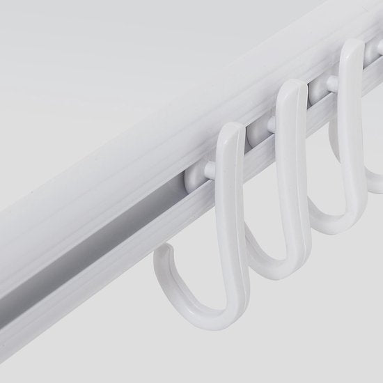 Sealskin - Easy Roll Douchegordijnstangset - Universeel - L en U vorm montage - 90x90x90 cm - Wit Tweede kans