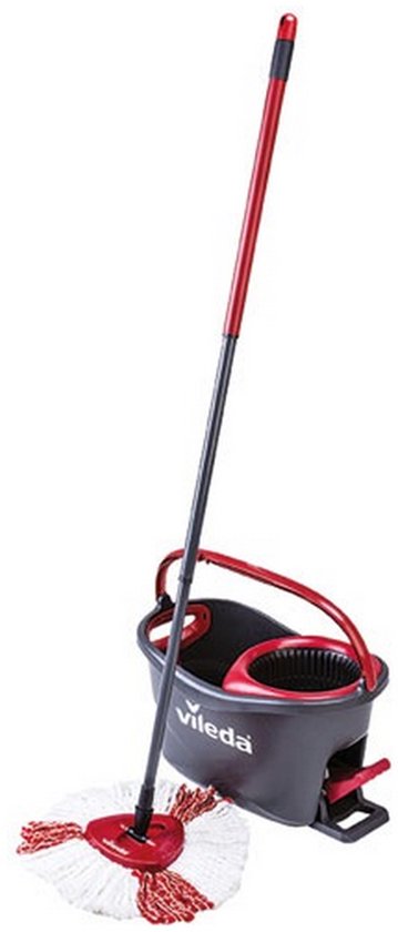 Vileda Turbo 2in1 - Pedaalsysteem met 2 vervangingen - Microvezelmop 2in1 tweede kans