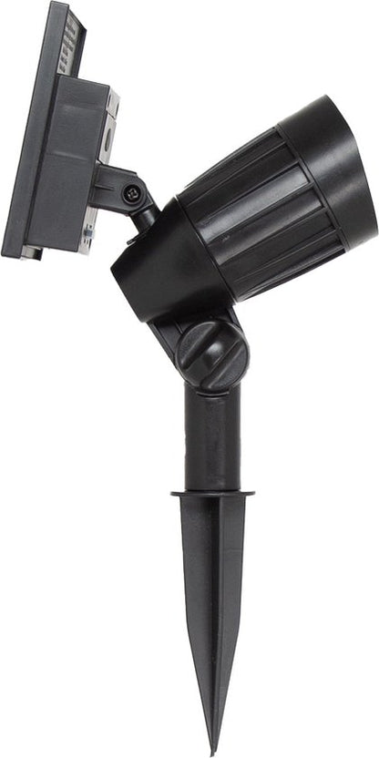 Set 2 stuks LED Solar tuinspot zwart