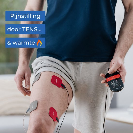 Beurer EM 59 Heat TENS/EMS/massage/verwarming apparaat - 4 in 1 - 4 Elektroden/gelpads - 2 Warmtestanden - Afteltimer Tweede kans