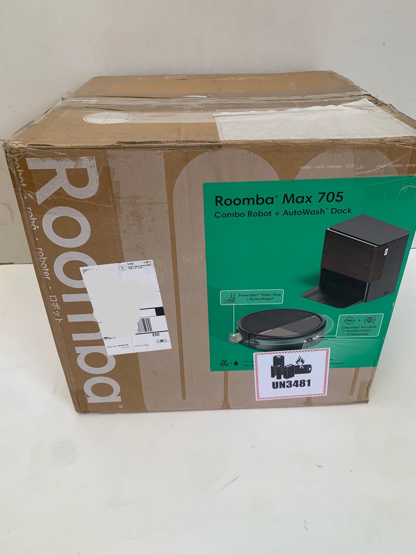 iRobot Roomba Max 705 Robotstofzuiger Zwart – 100001677 Refurbished