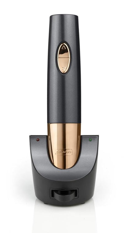 Cuisinart - Elektrische kurkentrekker - Oplaadbare wijnopener - Flessenopener - Zwart